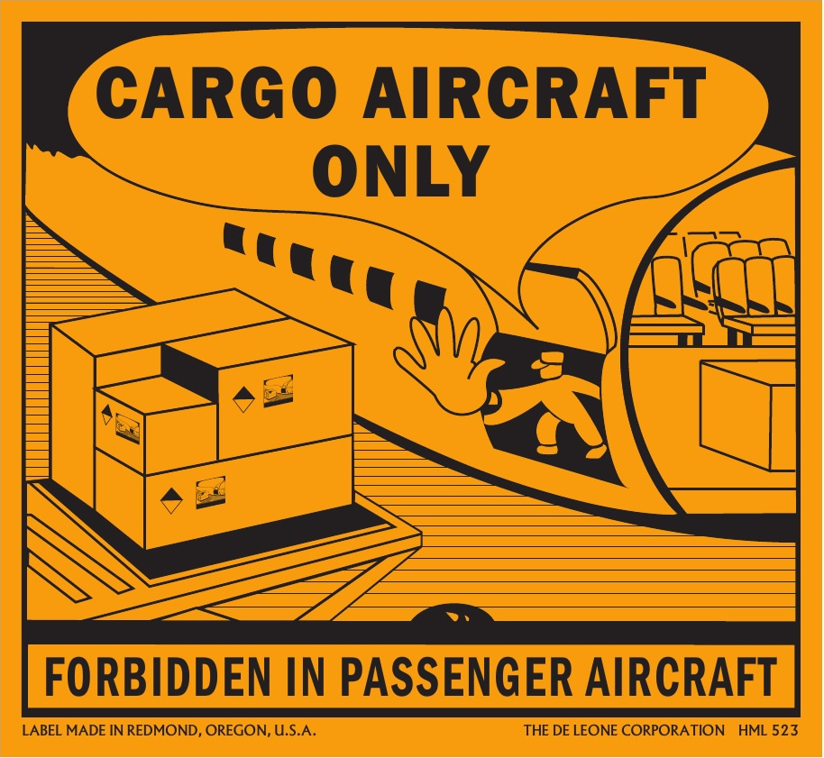 Handling Labels 4 1/2" x 4 3/4" Hazardous Material Handling Label