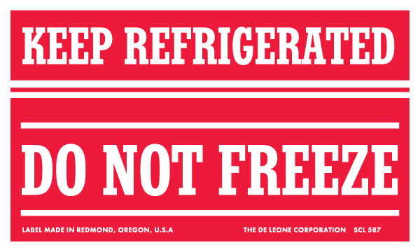 Keep Refrigerated Do Not Freeze