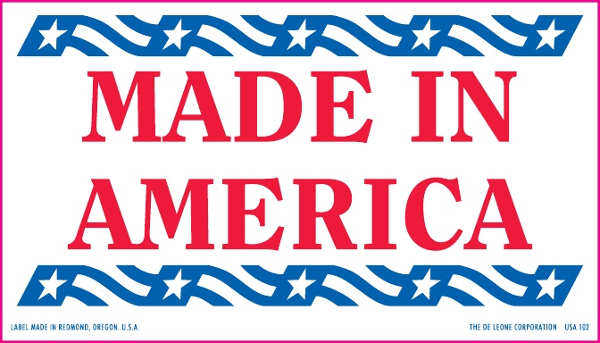Made In USA Labels