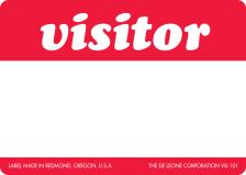 Visitor Badge Labels